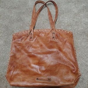 Bed Stu Barra leather tote like new!